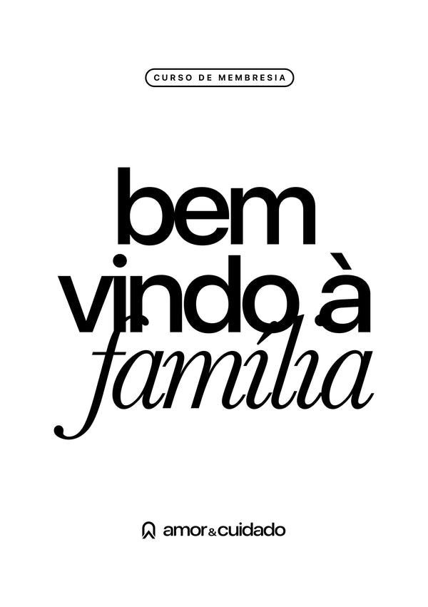 Bem-vindo à família - Membresia online